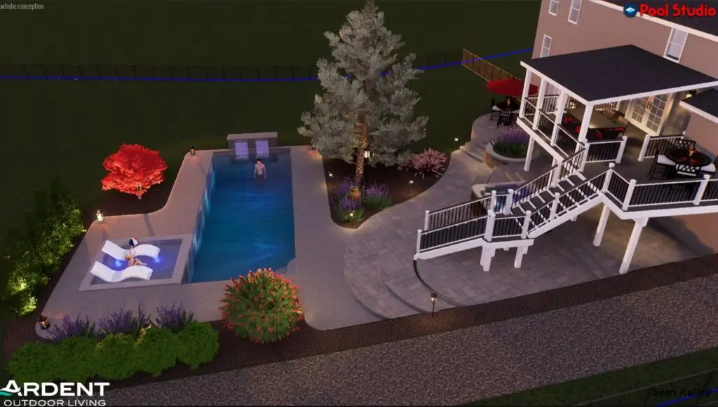 Feasibility for fiberglass pool design | 3D design