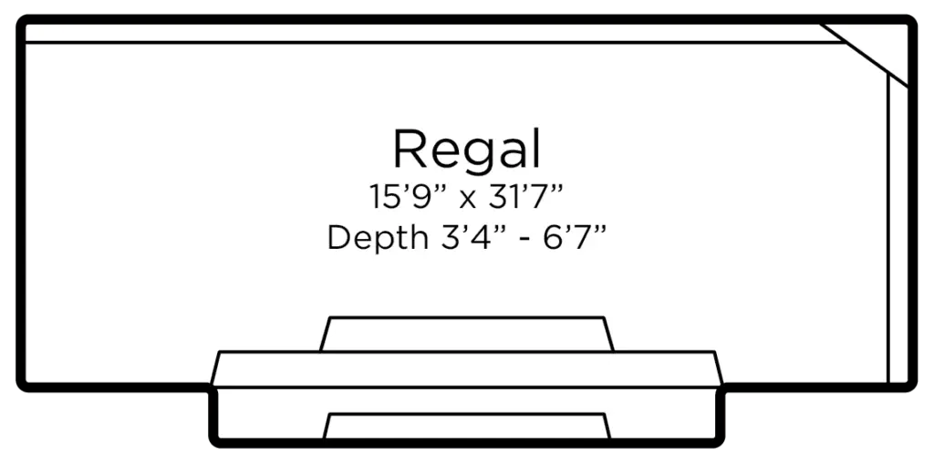 regal | Aqua Technics Fiberglass pool | Ardent Outdoor Living